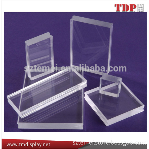 crystal paper weight acrylic paperweight plexiglass block solid acrylic block clear acrylic block acrylic stamp block